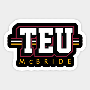Tight End University - TEU - Trey McBride - Arizona Cardinals Sticker